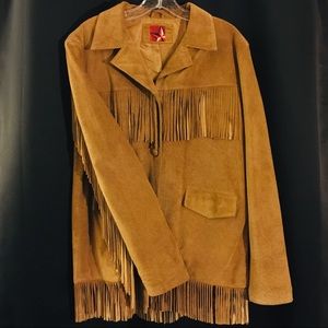 Vintage Western-style Leather Marlboro Jacket